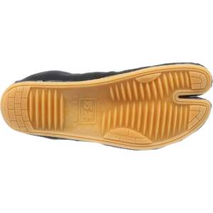 Zapatillas Japonesas Jikatabi para Festival Matsuri, Nuitsuke, 5 Clips, Parte Superior de Algodón Negro, Talla 5, Directamente de Japón (Marugo) - Product Image 2