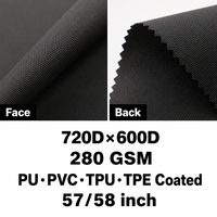 811 Double rayures horizontales 100% polyester pour produits d'extérieur et bagages, tente, auvent, sac à dos, PU, PVC, TPU