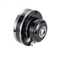 Mandrin de serrage pneumatique rotatif CNC Chuck JAB-15 YB-15 en acier haute précision 40000 tr/min, petit modèle à poussée avant, FORGEX 0,005 mm HRC58-62