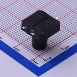 TS-1103S-B-Q Tactile Switch SMD-4P,12x12mm Switch Single Pole Single Throw Round Button 1.6N Vertical Mount - Product Image 2