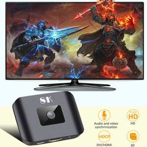 Conmutador HDTV <span class=keywords><strong>2.1</strong></span> 8K 2 en 1 Salida, Conmutador HDTV 48Gbps 8K, 60Hz 4K, 120Hz, HDCP 2.3 HDR Dolby Vision VRR - Product Image 2