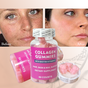 100% natural africano piel blanquear aclarar colágeno gomoso suplemento 3 en 1 belleza Productos para el cuidado de la piel gluta colágeno gomitas - Product Image 2