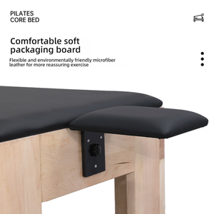 Cama Reformer de Pilates Ajustable de Madera de Arce con Diseño de Equilibrio Corporal para Gimnasio, Estudio de Pilates o Sala de Trabajo - Product Image 2