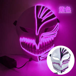 Máscara <span class=keywords><strong>de</strong></span> <span class=keywords><strong>purga</strong></span> <span class=keywords><strong>de</strong></span> máscara <span class=keywords><strong>de</strong></span> miedo con luz <span class=keywords><strong>de</strong></span> 10 colores para <span class=keywords><strong>disfraz</strong></span> <span class=keywords><strong>de</strong></span> Cosplay <span class=keywords><strong>de</strong></span> Halloween. - Product Image 1