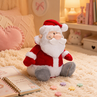 Porte-clés en peluche brodé personnalisé, jouets en peluche Kawaii de Noël, figurines en peluche super douces, breloques de sac cadeau pour enfants, vente en gros