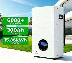 แบตเตอรี่ลิเธียม LiFePO4 แบบติดผนัง 51.2V 300Ah 15kWh สำหรับสำรองไฟบ้านและเก็บพลังงานแสงอาทิตย์ - Product Image 1