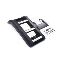 Kit de carrosserie extérieure Defender 90 110, échelle d'accès latérale noire argentée, barre de toit, accessoires de remplacement automobile