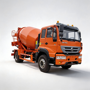 รถผสมคอนกรีต SINOTRUK 4x2 7m3 ใหม่ พร้อมเกียร์ไฮดรอลิกครบชุด สำหรับงานวิศวกรรม - Product Image 1