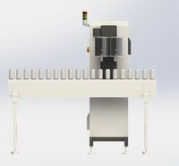 Système de vision industrielle avec système de vision basé sur une caméra intelligente inspecte à une vitesse de 300 bouteilles/minute