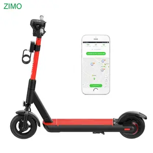 2G/3G/4G GPS Rental Mechanic Brake Lock Swappable Battery Sharing IPX7 Waterproof Electric Scooter for Adult