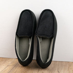 Pantuflas <span class=keywords><strong>de</strong></span> Casa para Hombre, Lavables, <span class=keywords><strong>de</strong></span> Pana Suave, Antideslizantes, con Suela <span class=keywords><strong>de</strong></span> TPR y Amortiguación, Precio al por Mayor - Product Image 6