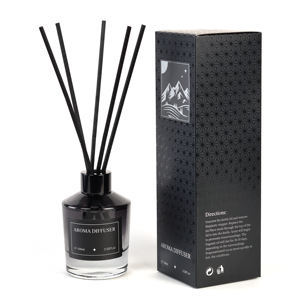 Aceite Aromático para el Hogar al por Mayor OEM, Botella de Vidrio de 100 ml y Embalaje, Juego de Difusor de Aroma de Lujo con Varillas de Fibra - Product Image 2