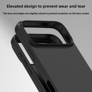 Für <span class=keywords><strong>iPhone</strong></span> 17 Pro Max: Mattierte TPU-Schutzhülle in Unifarben mit stoßfesten, weichen Kanten und Fallschutz – Flexibles Handy-Zubehör im Großhandel - Product Image 4