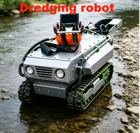 Robot de dragage télécommandé pour le nettoyage des canalisations d'égout urbaines