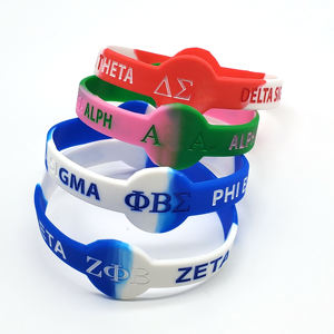 זול יווני אחוות מתנות OES סיליקון עניבה לצבוע להקת סדר של מזרח כוכב OES סיליקון צמיד - Product Image 3