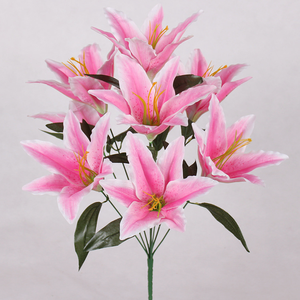 2025 năm mới trang trí nội thất đẹp giá rẻ nhân tạo Lily nóng bán lễ hội tuyệt Sản phẩm mới trang trí hoa & cây - Product Image 5