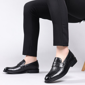 รองเท้าโลฟเฟอร์หนังลำลองสำหรับผู้ชาย พื้นนุ่ม สวมใส่สบาย สีดำและสีน้ำตาล สำหรับวัยรุ่นอายุ 18-40 ปี - Product Image 3