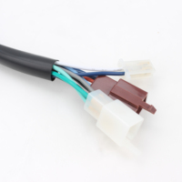 Harness Kabel M12 Fleksibel Kustom dengan Grommet Karet untuk Mesin Kopi, Peralatan Rumah Tangga, Sepeda Motor, dan Mobil, Berperingkat IP65