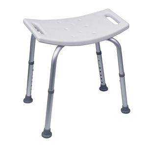 Chaise de douche légère en aluminium antidérapante à hauteur réglable pour personnes âgées, vente en gros directe usine - Product Image 1