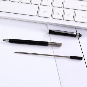 Bolígrafo 2 en 1 de aleación de aluminio con Logo personalizado, bolígrafo con punta de silicona - Product Image 5