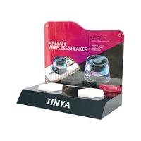 Comptoir de table personnalisé Présentoir de haut-parleurs en acrylique Présentoir audio Présentoir détachable pour microphone