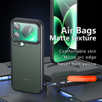 Coque de téléphone rigide transparente en PC avec protection d'airbag mate pour Xiaomi MI 17 PRO MAX POCO F7 M7 15 15T 14 14T 13 ULTRA, coque de protection en TPU