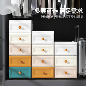 家庭用スリム小型キッチンベビー用プラスチック製引き出し式洋服収納デザイン - Product Image 5