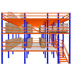 Lớn tầng lửng nền tảng Kệ hệ thống với cầu thang cho giải pháp kho tầng lửng Hệ thống kệ - Product Image 3