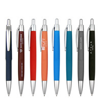 Stylos à bille imprimés Bonvada en gros, cadeau promotionnel, logo personnalisé, impression numérique, plastique standard, encre noire/bleue, pointe 1,0 mm