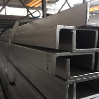 Fournisseur de profilés en U en acier noir laminé à chaud, dimensions UPN