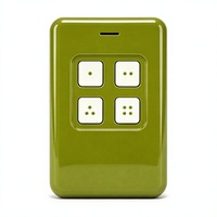 Control Remoto Universal de 4 Botones a 433.92Mhz, Resistente al Agua, para Copiar Códigos de Puertas de Garaje y Abridores de Puertas Enrollables