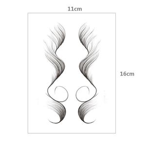 Tatuaggio temporaneo impermeabile facile e cosmetico del bordo dei capelli della curva e del tatuaggio dei capelli del <span class=keywords><strong>bambino</strong></span> - Product Image 2