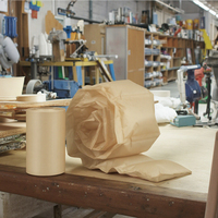 Coussin d'air en papier 100 % biodégradable à une face pour le remplissage de vide, emballage antichoc pour l'e-commerce