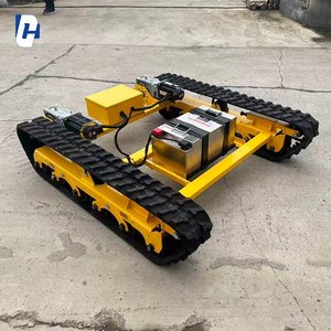 Châssis de voie Support d'approvisionnement d'usine Conception personnalisée Les chenilles en caoutchouc électriques s'adaptent aux terrains complexes pour l'ingénierie et l'agriculture - Product Image 2