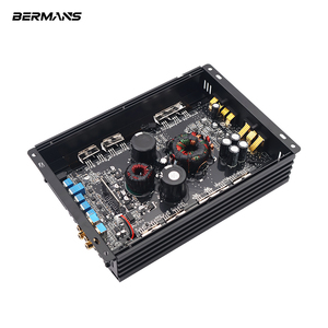 Amplificateur de <span class=keywords><strong>voiture</strong></span> mono <span class=keywords><strong>1200W</strong></span> classe AB style coréen avec logo lumineux, dissipateur thermique et filtre de croisement OEM ODM – Vente en gros - Product Image 2