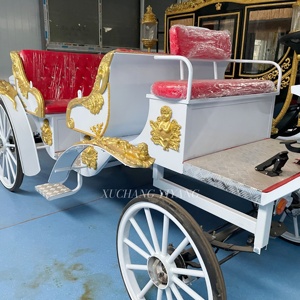 Carruaje de Caballos Turístico con Color Personalizado, Carruaje de Caballos Antiguo <span class=keywords><strong>para</strong></span> Exploración en Grandes Parques - Product Image 2