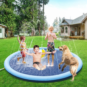 Tapis de pulvérisation pour animaux et enfants 100cm 170cm 190cm 220cm, pliable, portable, pour jeux aquatiques en extérieur, pour usage domestique - Product Image 3