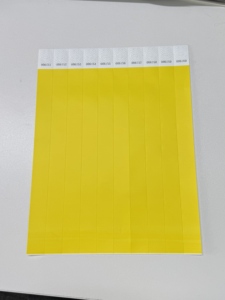 Bracelets personnalisables imprimables 19x250mm pour imprimante laser, bracelets jetables en fibre PET pour événements et <span class=keywords><strong>admission</strong></span> - Product Image 5