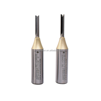 Fresa CNC de Carburo Recubierta de AlTiN Arden A0107 1/2*4mm*24mm de 2 Filos, Recta, para Trabajos en Madera, OEM, 3 Años de Garantía