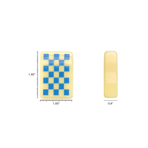 Ensemble de Mahjong imprimé sur carreaux, style américain, en acrylique écologique, pour 4 joueurs, idéal pour les activités de loisirs en plein air et la <span class=keywords><strong>plage</strong></span> - Product Image 2