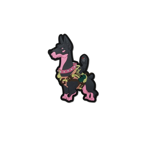 Emblemas táticos do cão Moral PVC 3D Patch com gancho e laço - Product Image 6