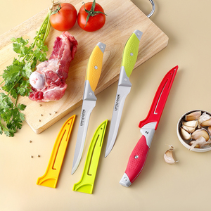 Little Cook <strong>Boning</strong> <strong>Knife</strong> Ergonomic No-slip Rubber <strong>Handle</strong> with Stainless Steel Sharp Edge for Meat Cutting Filet <strong>Knife</strong> - Product Image 6
