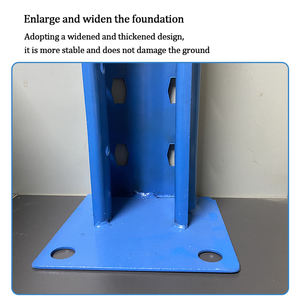 맞춤형 헤비 듀티 블루 메탈 스태킹 선반 1000 kg 용량 2/3/4 레이어 차고 및 창고 저장 장치 - Product Image 5