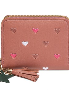 New Tassel Zipper Short Wallet For Women Korean Style Multi Function <b>Cute</b> Ladies Foldable Coin <b>Purse</b> Daily Cash Card Storage Wal - Product Image 5