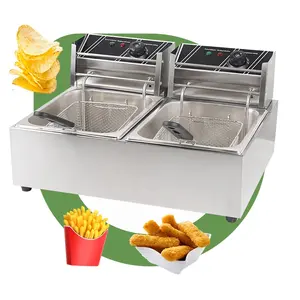 Industry Auto Lift Home Electric Turkey Outdoor Pressure Used Commercial Potato Chip Donut Deep Fryer