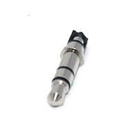Prise d'écouteur Jack 3.5 avec pinces de prise arrière 3.5mm prise mâle stéréo 3 pôles connecteur de fil plaqué argent