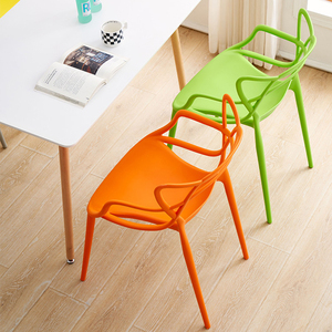 Chaise de maître empilable de qualité supérieure et économique pour <span class=keywords><strong>les</strong></span> restaurants, dossier ergonomique en forme d'<span class=keywords><strong>oreilles</strong></span> de <span class=keywords><strong>chat</strong></span>, durabilité commerciale, chaises de jardin pour la salle à manger - Product Image 3