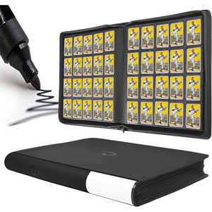 Reliure pour cartes avec logo personnalisé, 20 pochettes, reliure pour cartes à collectionner pouvant contenir jusqu'à <span class=keywords><strong>2000</strong></span> cartes avec 50 pochettes - Product Image 6