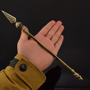 Fne Zha 2, фиолетовая змея с огненной наконечником, 30 см, цельнометаллическая копия, Китайский миф, Коллекционирование для любителей аниме и УСЯ - Product Image 3