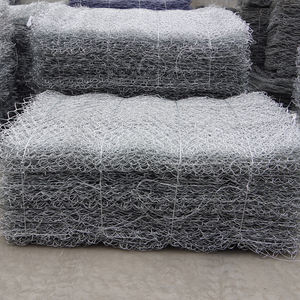 <span class=keywords><strong>Malla</strong></span> de gavión <span class=keywords><strong>hexagonal</strong></span> <span class=keywords><strong>galvanizada</strong></span> por inmersión en caliente para retención de suelo Protección de pendiente de subgrado Prevención de colapso-Tamaño de corte tejido personalizado - Product Image 6